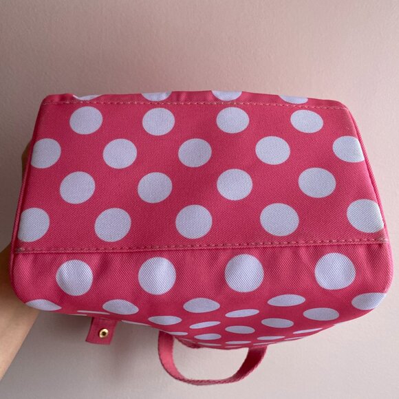 Kate Spade cute pink polka dot lunch bag - Picture 2 of 7